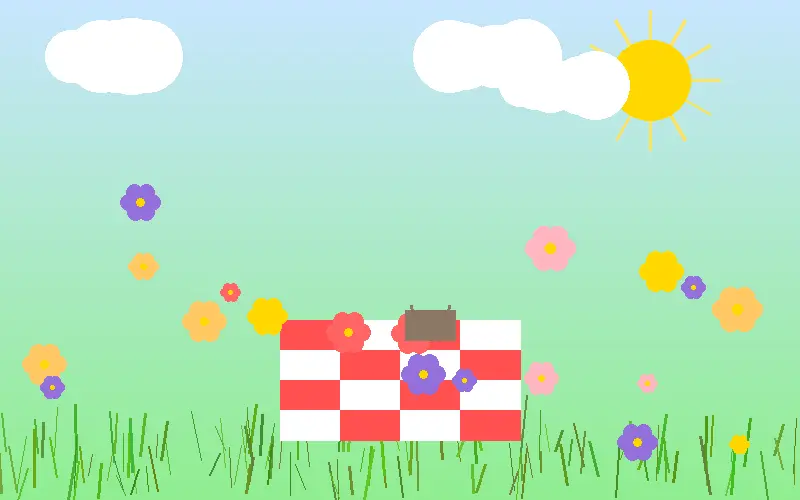 草地上的朋友聚会派对 - 17c.5c-起草